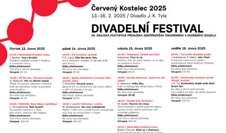 ČERVENÝ KOSTELEC 2025 - detaily